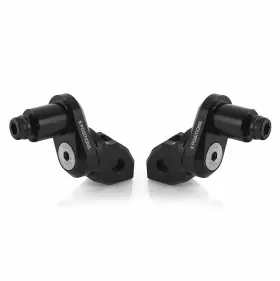 Rizoma 806891886606 Eccesntric Footpeg Mount Kit Rider Adjust Black Pr