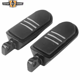 38004003 Santee / Custom Chrome Highway Triple Slot Male Mount Foot Pegs Footrest Fit For Harley Gloss Black 38004003 Santee / Custom Chrome Highway Triple Slot Male Mount Foot Pegs Footrest Fit For Harley Gloss Black