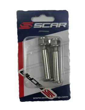 Sfp200 Scar Racing Footpeg Pins Stainless Steel With Self-locking Nuts For Dirt Bikes