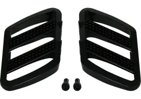 41-426bk Show Chrome Combat Floorboards - Driver Stealth Black