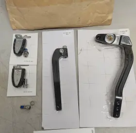 Zh-hd-000001-bla-sk1018 Skywave-us Shift Arm Pegs Pedals Brake Lever For Harley Dyna Streetbob Fxdb Fxdwg Fxd 91-17
