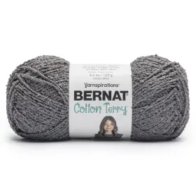 5a002z46-1h18f Spinrite 057355560390 Bernat Cotton Terry Yarn-pebble -
