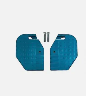 500007 Stacyc 500004 Extended Footrest Cyan Anodized