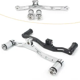 Successsss 550753262304 Front &rear Gear Shifter Lever For Harley Dyna 91-17 Fxd With Mid-control Motor