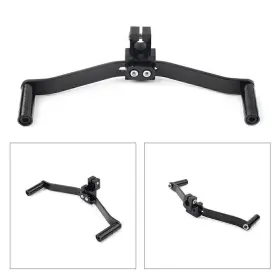 Successsss 550755665172 Dual Way Gear Shift Lever Footrest Pedal Shifter 21cm Black Universal Motorcycle