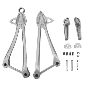 Successsss 550756182302 2xfootrest Foot Pegs Rest Pedals Fit Kawasaki Ninja Zx10r 2008-10 And Zx6r 2009-12