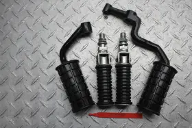 2205543 Suzuki 1973 Gt550 Front/rear Foot Rests Pegs Steps Set 2205543 Suzuki 1973 Gt550 Front/rear Foot Rests Pegs Steps Set