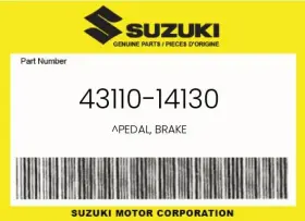 43110-14130 Suzuki Genuine Pedal Brake -