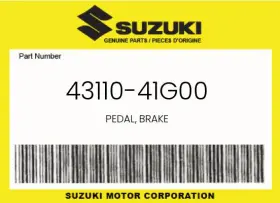 43110-41g00 Suzuki Genuine Pedal Brake -