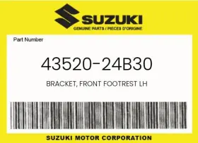 Suzuki 43520-24b30 Genuine Bracket Front Footrest Lh -
