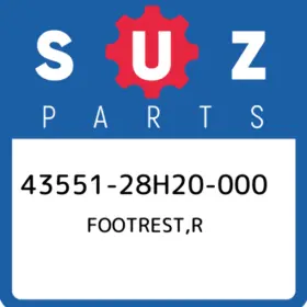 Suzuki 43551-28h20 Oem Right Footrest 08-11 Rm-z450 43551-28h20-000