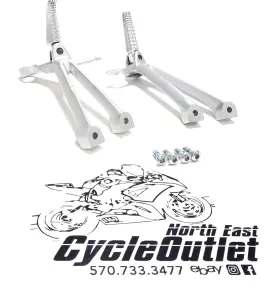 43600-37h00-13l Suzuki 2008 08-10 Gsxr600 Gsxr750 Oem Rear Back Passenger Peg Set Pair