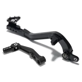 Bpgs-a01a01-bla Tarazon Billet Brake Pedal Gear Shifter Shift Lever Kit For Aprilia Tuareg 660 2022-2024