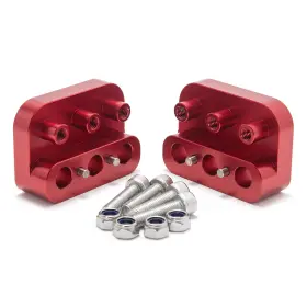 Mx-apl-rfn-074-red Tarazon Footpeg Lowering Bracket Drop Offroad For Apollo Rfn 0.98ftft Down Electric Bike