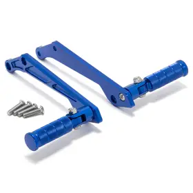 Mx-sur-lb-005b-blu-xebike Tarazon For Talaria Rear Foot Pegs Pedals Bracket Footrests Segway Eride Pro Ss