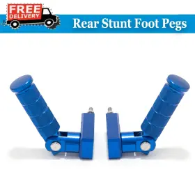 Mx-sur-lb-056-blu-fbes-0115 Tarazon For Sur Ron Light Bee X Aluminum Rear Stunt Foot Pegs Rest Pedal Pads E-ride
