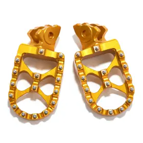 Mxfr7922gol-efb01-0607 Tarazon Gold Wide Mx Footpegs Foot Pegs For Sur-ron Light Bee X Lbx Talaria Sting