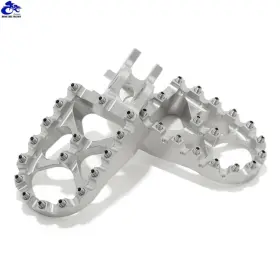 Mxfr7926sil-usa-8261-1220 Tarazon For Sur Ron Storm Bee Billet Cnc Wide Foot Pegs Footrest Pedals Off-road Bike