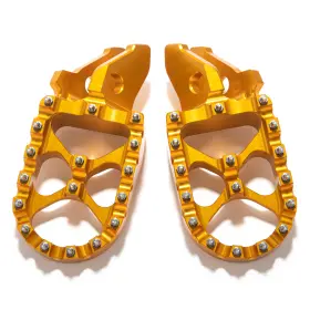 Mxfr7927gol-usa-efb01-0607 Tarazon Gold Billet Footrest Foot Pegs Footpegs For Sur Ron Ultra Bee Electric Bicycle