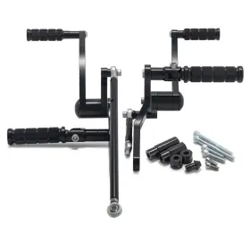 Rshd-sb18-bla-bk-06 Tarazon New Forward Controls Foot Pegs For Harley Street Bob Fxbb Low Rider Fxlr 2018-up