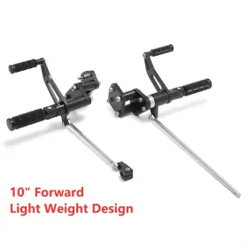 Rshd-ss14-bla-m0706 Tarazon Forward Controls Kit Pegs Levers Linkages For 14-22 Harley Sportster Xl1200 /883