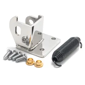 Rshd-st00-ssb-pol-8261 Tarazon Polished Kickstand Bracket Forward Control For Harley Softail Night Train 00-17