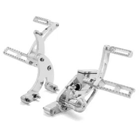 Rshd-st18-sil-rf-08 Tarazon Polished Forward Controls Footpegs For Harley 18 Softail Standard Fxst Slim Flsl