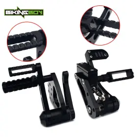 Rshd-st84-1-bla-bk-31 Tarazon Anti-slip Forward Controls For Harley Softail Flst 84-99 4-speed Big Twin 58-79