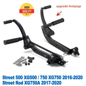 Rshd-xg16-bla-tc Tarazon For Harley Street Xg500/750 2016-2020 Aluminum 12 Inch Forward Controls Rod