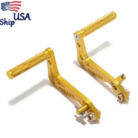 Rsktp-gol-gsp1-0313 Tarazon Universal Adjustable Brake Throttle Pedals Accelerator Footpeg For Go Kart