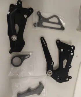 Rssrr0914-bla-bkes-613 Tarazon Missing Parts Used Adjustable Rearsets Footpegs For Bmw S1000rr 2009-2014