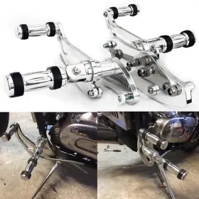 Tarazon Rsvn800-sil-0312 For Kawasaki 2.17 Inch Billet Forward Controls Footrests Vn800 Vulcan 800 1995-2006