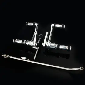 Rsvt600-sil-0312 Tarazon Polished 3.5 Inch Forward Control Footpegs For Honda Shadow Vlx600 Vt600c Cd Deluxe