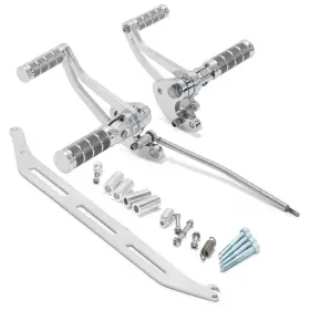 Rsxvs650-sil Tarazon Billet Forward Controls For Yamaha Xvs650 Vstar 650 Custom Classic 99-16 Xvs650a