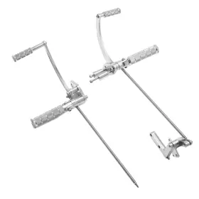 Rsya-fcvmx12-pol-fbit Tarazon Polished 17 Inch Forward Controls Pedal Extension For Yamaha Vmx1200 Vmax 1200 85-07