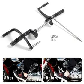 Tarazon Rsya-fcxv750-bla-0612 6 Inch Forward Control Peg Extension Kit For Yamaha Virago 1100 Xv1100 1986-1999
