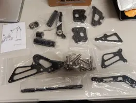 Tarazon Str-suz-rs-02-bla-805 Cnc Adjustable Rearsets Footpegs For Suzuki Gsx-r 600 Gsxr 750 2006-2010 2009 07