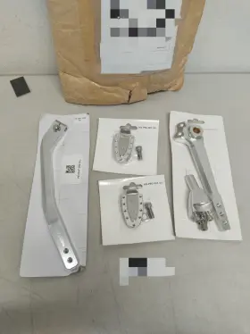Zh-hd-000002-sil-yp-1020 Tarazon Silver Brake Arm Shift Lever Pegs For Harley M8 Softail Street Bob Low Rider 18