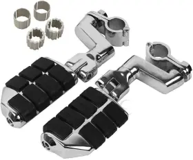 Us-xf-053-35 Tcmt 22mm 25mm 32mm 35mm Highway Footpegs Mount Clamps Fit 22mm-35mm Chrome