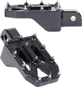 Tsc-2022-1-sr Thrashin Supply Co. Aggressor Foot Pegs - Rear Black Fl/fx Ft18-ft25