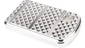 Tsc-2201-3 Thrashin Supply Co. Brake Pedal Pad Chrome #tsc-2201-3 Harley Davidson