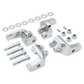 Wgsjtb001 Tigersgateparts Driver Floorboard 1 Inch Relocation Brackets Foot Control Extension For Harley 97-16