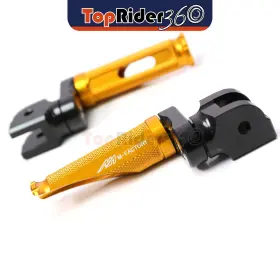 Auusfpa15025mmbkmfpgdt522035f Toprider360 Gold Front Foot Pegs 25mm Lower Shinobi For Vfr 800 F Abs Interceptor 98-19
