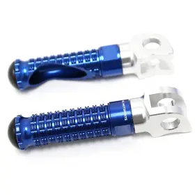 Toprider360 Top1fpfg67bkmprobuus002 Mpro Cnc Blue Foot Pegs Front Rider For Suzuki Sv650 17-24 23 22 21 20 19