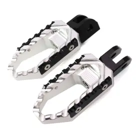 Topaufpfg48bktoursithbkt5214 Toprider360 Tour Front Rider Foot Pegs Silver For Kawasaki Ninja 1000 14 15 16 17
