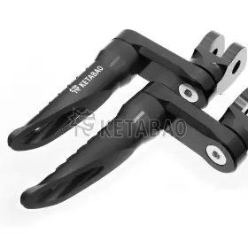 Tzfpfg25bm40bkp03keussn122 Toprider360 Black 40mm Extended Front Foot Pegs Bob For Scrambler 800 15 16 17 18 19 20