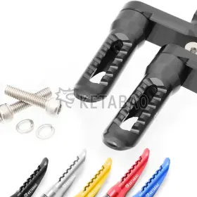 Tzfpfg42m40bkp03keussn192 Toprider360 Black 40mm Extended Front Foot Pegs Bob For Zrx 1200 S R 02 03 04 05 06 07 08
