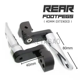 Tzfprr16m40bkp03kexxxussn024 Toprider360 Titanium 40mm Extended Rear Foot Pegs Bob For Buell M2 Cyclone All Year