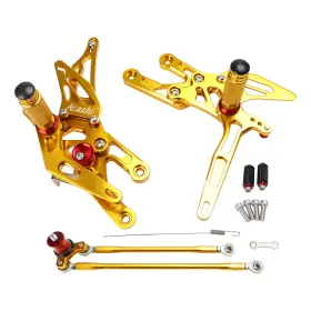 M528-b003-gold Topteng Racing Rear Set Footpegs Footrest For Honda Cbr600rr 03-06 Cbr1000rr 04-07 T9
