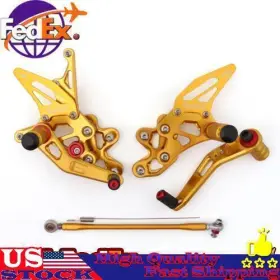 M528-b030-gold Topteng Racing Footrest Rearsets Rear Set Foot Pegs For Suzuki Gsxr 600/750 11-19 Gold H